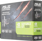 Видеокарта Asus PCI-E 3.0 GT1030-2G-BRK NVIDIA GeForce GT 1030 2Gb 64bit GDDR5 1228/6008 HDMIx1 DPx1 HDCP Ret low profile