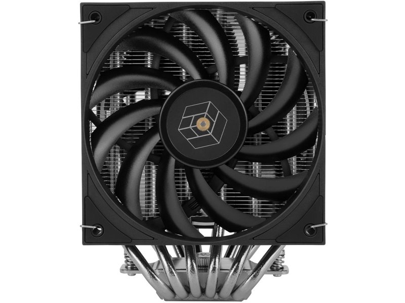 Кулер для процессора/ CPU Cooler Thermalright Royal Knight 120 (4-pin PWM, 156mm, Ni/Cu, 6x6mm, 2x120mm, 80.45CFM/56.36CFM, 29.4dBA/28.4dBA, 2150RPM/1900RPM, S: 1200, 1700, 1851, 2011, 2066, 115X, AM4, AM5, black)