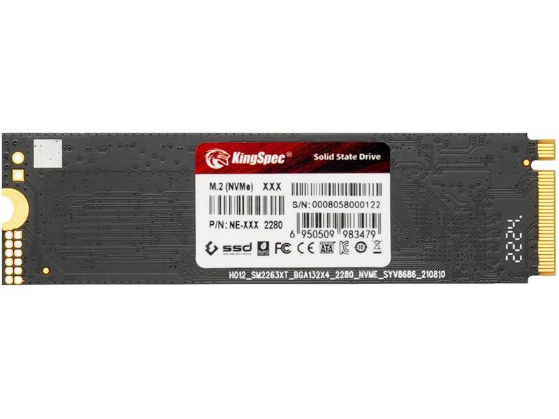 Накопитель SSD Kingspec PCIe 3.0 x4 2TB NE-2TB M.2 2280