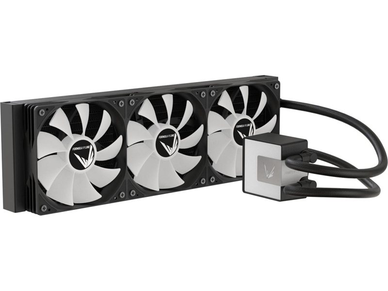 Система водяного охлаждения Formula Ice Jet Glow 360 ARGB Soc-AM5/AM4/1200/2066/1700/1851 черный 4-pin 1-27dB Al+Cu 300W 2020gr Ret (ICE JET GLOW 360 BK)