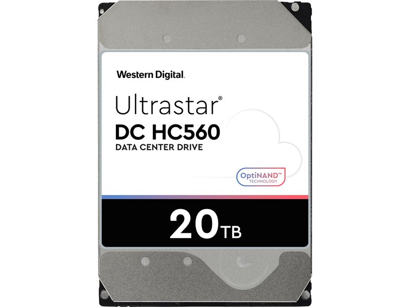 Жесткий диск/ HDD WD SATA 20Tb Ultrastar DC HC560 0F38785 7200 6Gb/s 512Mb 1 year warranty