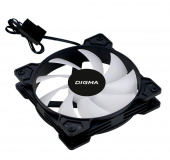Вентилятор Digma DFAN-FRGB1 RGB 120мм черный 3-pin 4-pin (Molex)Ret