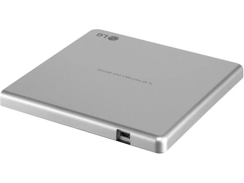 Оптический привод/ LG DVD-RW ext. Silver Slim Ret USB2.0 (3.0 compatible)