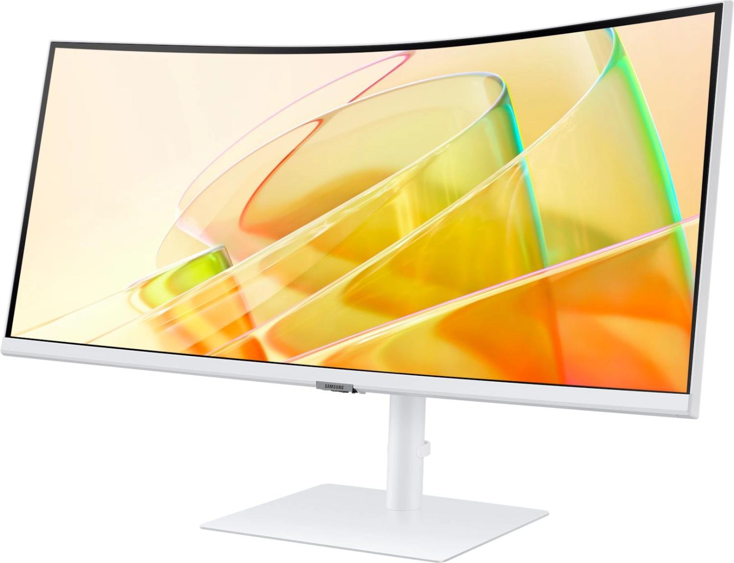 Монитор Samsung 34" ViewFinity S6 S34C650TAUXEN белый VA LED 5ms 21:9 HDMI M/M полуматовая HAS Piv 350cd 178гр/178гр 3440x1440 100Hz FreeSync DP Ultra WQHD USB 8.1кг