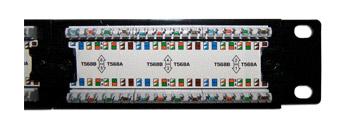 Патч-панель Lanmaster TWT-PP48UTP/6 19" 2U 48xRJ45 кат.6 UTP