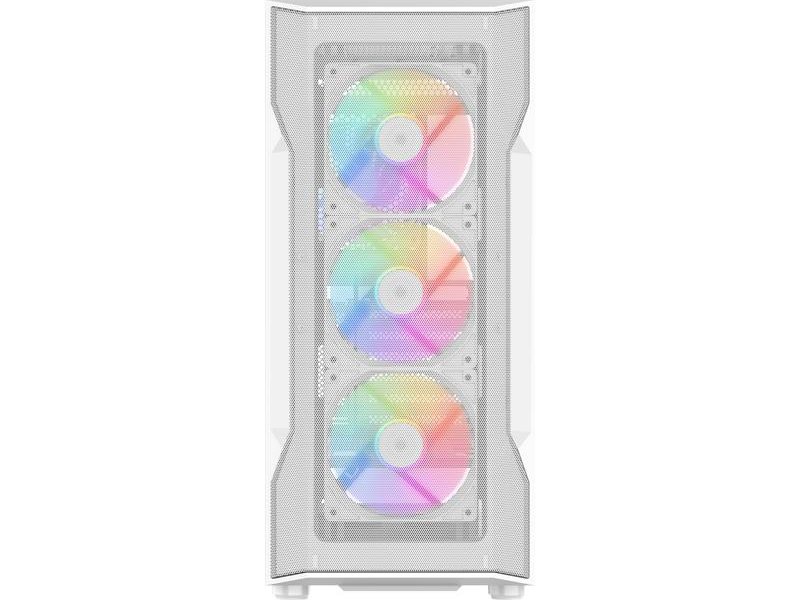 Корпус ПК без блока питания/ Case SAMA S40 White, Midi-Tower, TG, 4x120mm ARGB, 2xUSB 3.0 + 1xUSB 3.1 Type-C, ATX, mATX, mITX White