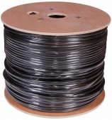 Кабель информационный Rexant 01-0146 кат.5E UTP 4 пары 24AWG PE внешний 305м черный