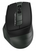 Мышь A4Tech Fstyler FB35 зеленый/черный оптическая 2000dpi беспров. BT/Radio USB для ноутбука 6but (FB35 MIDLIGHT GREEN)