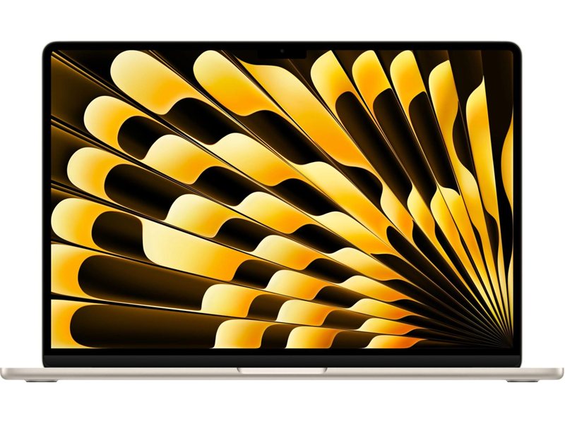 Ноутбук Apple MacBook Air A3241 M4 10 core 16Gb SSD256Gb/10 core GPU 15.3" Liquid Retina (2880x1864) macOS star WiFi BT Cam (MW1J3LL/A)