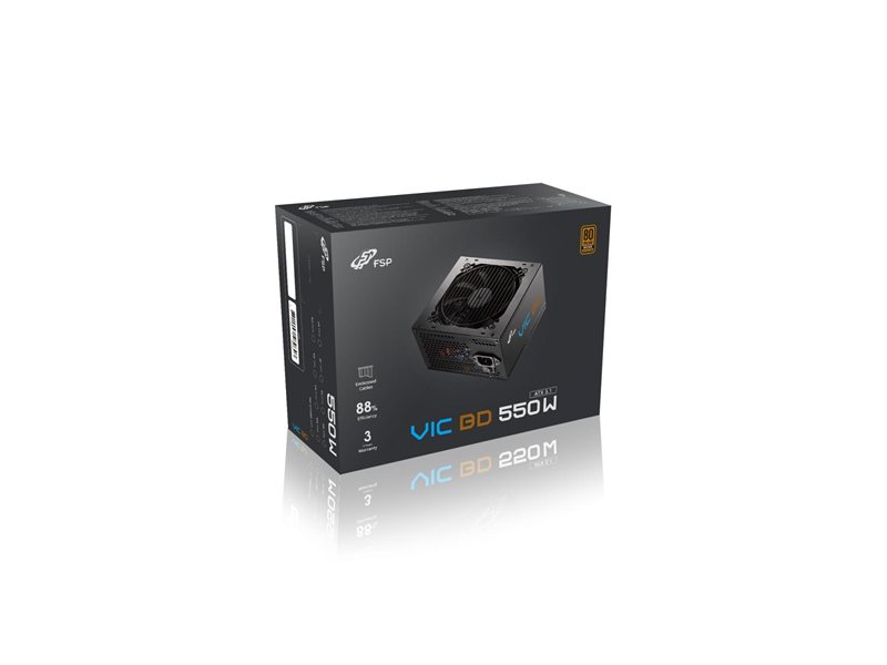 Блок питания FSP VIC-550BD ATX 550W, 80+ BRONZE (POA5500102)