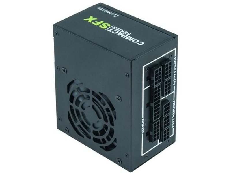 блок питания Chieftec Compact CSN-550C (ATX 2.3, 550W, SFX, Active PFC, 80mm fan, 80 PLUS GOLD, Full Cable Management) Retail