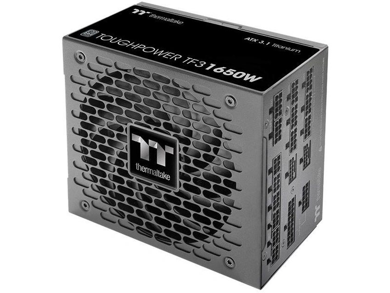 Блок питания Thermaltake ATX 1650W Toughpower TF3 Gen.5 80+ titanium (20+4pin) APFC 140mm fan color LED 16xSATA Cab Manag RTL