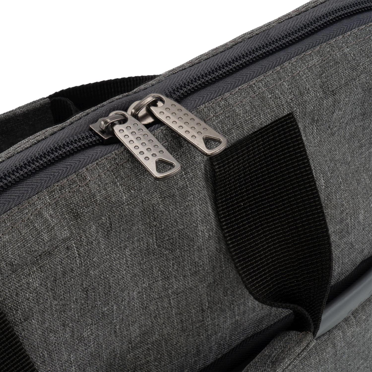 Сумка для ноутбука 14.5" Digma N-370 серый/черный полиэстер (N370GBK)
