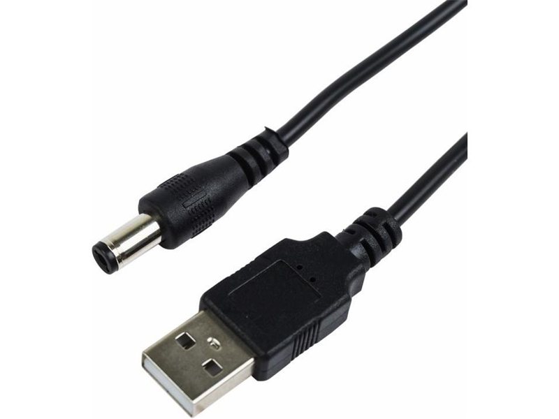 Кабель Rexant DC-Jack 3.5 (m) USB A(f) 1.5м (18-0231) черный