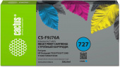 Картридж струйный Cactus CS-F9J76A 727 XXL голубой (300мл) для HP DJ T920/T930/T1500/T1530/T2500/T2530 с чипом