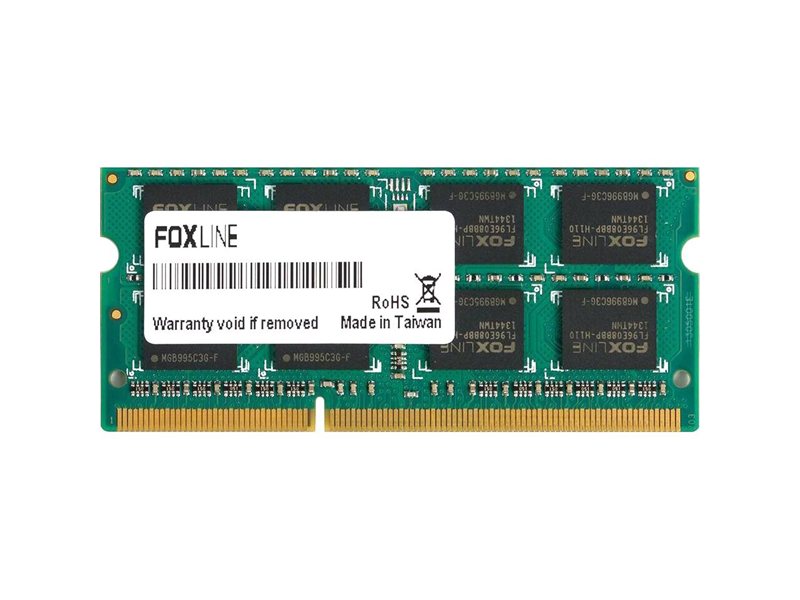 Память оперативная/ Foxline SODIMM 16GB 3200 DDR4 ECC CL22 (1Gb*8)