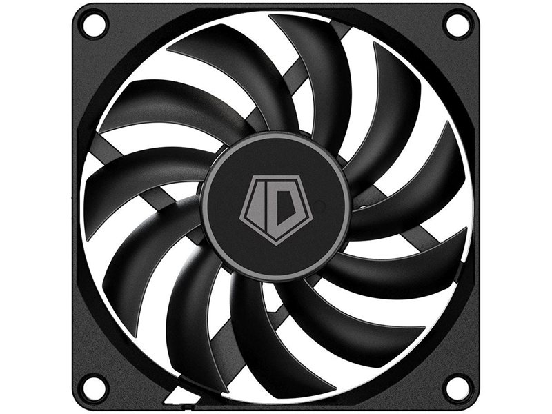 Вентилятор для корпуса ID-Cooling NO-8010-PWM 80х80x10 черный 4-pin 27.8дБ Ret
