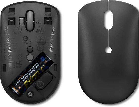 Мышь Lenovo 400 черный оптическая 2400dpi беспров. USB-C 3but (GY51D20865)