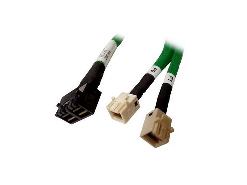Кабель DiliVing DLHS72-8816, U.2 Enabler, HDmSAS 8x (2xSFF8643) -to- 2x HD(W)(SFF8643), 1m, Used with Supermicro servers that use a ‘white’ mini-SAS HD connector on the NVMe-backplane (05-50061-00) (C43NVME)
