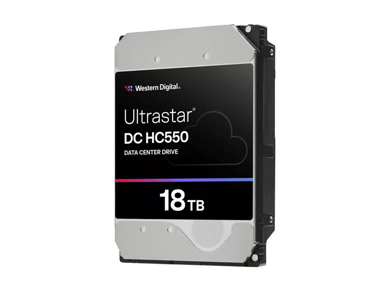 Жесткий диск серверный 3.5" 18TB WD Ultrastar DC HC550 (WUH721818ALE6L4) SATA 6Gb/s, 7200rpm, 512MB, 0F38467, 512e