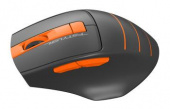 Мышь A4Tech Fstyler FG30 серый/оранжевый оптическая 2000dpi беспров. USB 6but (FG30 ORANGE)