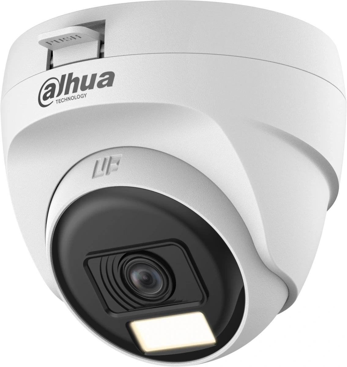 Камера видеонаблюдения аналоговая Dahua DH-HAC-T1A21P-U-IL-0280B 2.8-2.8мм HD-CVI HD-TVI цв. корп.:белый