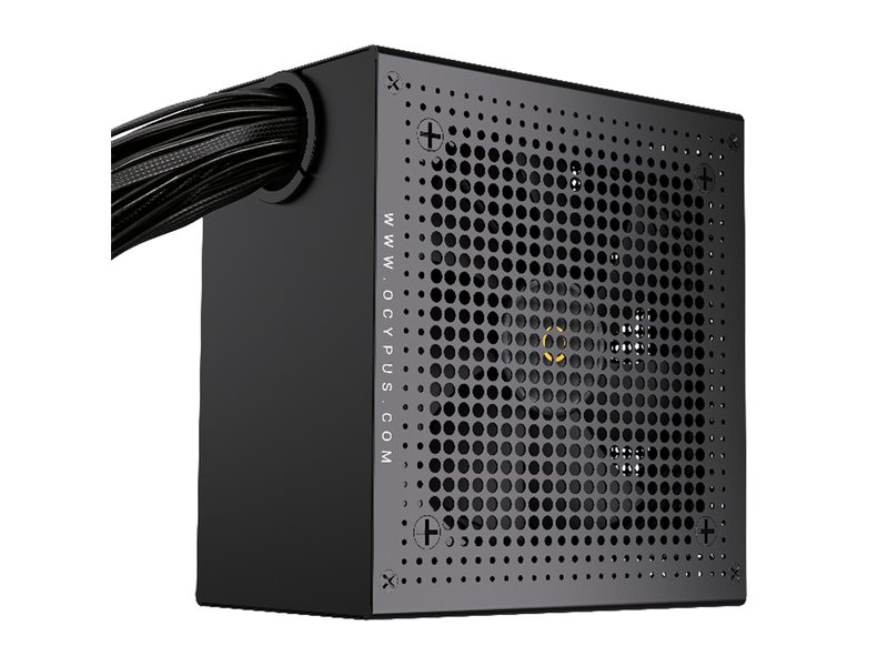 Блок питания ПК/ Power Supply Ocypus Delta P750, 750W 80+ Bronze (ATX, 3.1, Non modular, 1x24(20+4)pin, 2xCPU 8(4+4)pin, 3xPCIe*2 8(6+2)pin, 1x12V-2x6, 8xSATA3 , Active, 120x120mm, 150x140x86mm, APFC, black)