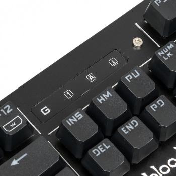 Клавиатура A4Tech B975 механическая черный USB Multimedia for gamer LED (подставка для запястий) кабель 1.8м