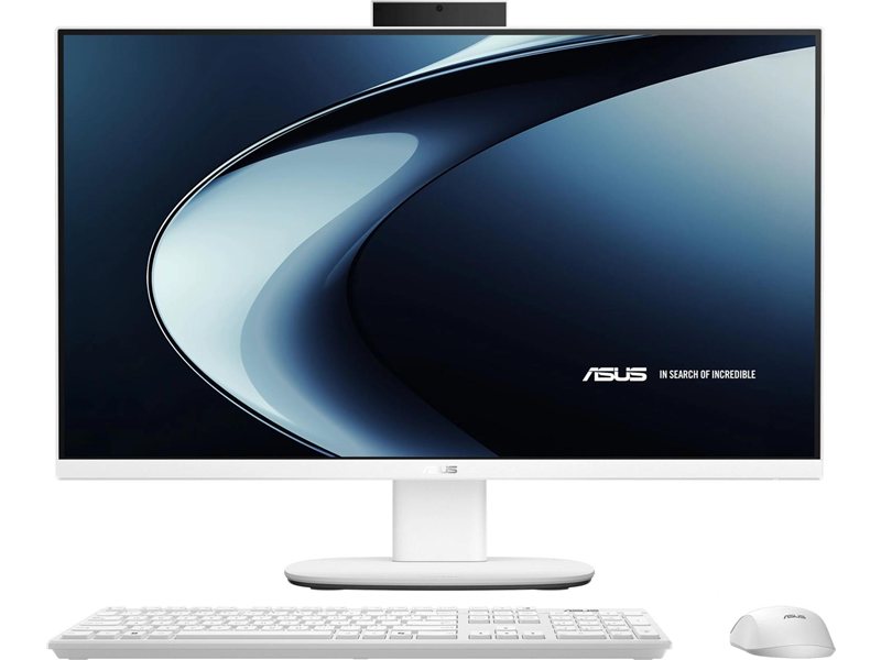 Моноблок Asus VM670KA-WPE0020 27" Full HD Ryzen AI 5 330 (2) 16Gb SSD512Gb 820M без ОС GbitEth WiFi BT 120W клавиатура мышь Cam белый 1920x1080