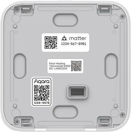 Умный терморегулятор для теплого пола Aqara W500 белый (UT-A01D)