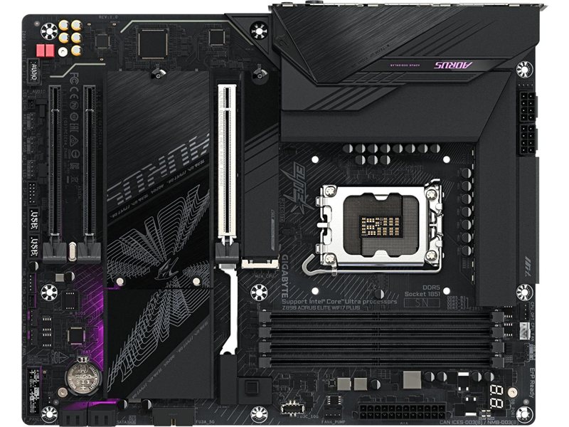 Материнская плата Gigabyte Z890 AORUS ELITE WIFI7 PLUS Soc-1851 Intel Z890 ATX AC`97 8ch(7.1) 5Gigabit RAID+DP