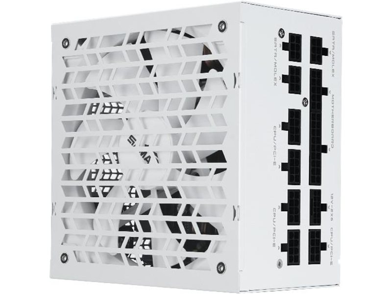 Блоки питания/ Power Supply SAMA G1000 White (HAT-1000yzB1G), 1000W 80+ Gold (ATX, 3.1, PCIe 5.0, Full modular, 1x24(20+4)pin mesh 550mm, 2xCPU 8(4+4)pin 700mm, 3xPCIe*2 8(6+2)pin 600mm, 1x12VHPWR PCIe 5.1 12+4pin 600W 600mm, 4xSATA*3 450+150+150+150mm, 4