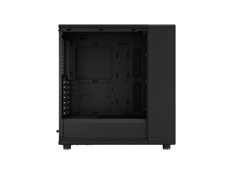 Корпус ПК без блока питания/ Case Fractal Design North TG Momentum Edition, Midi-Tower, 3x120mm, 2xUSB-A 3.2 + 1xUSB 3.2 Type-C ATX, mATX, mITX Wood panel, Black