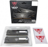 Память DDR4 2x8GB 3733MHz Patriot PVS416G373C7K Viper Steel RTL Gaming PC4-29800 CL17 DIMM UDIMM 288-pin 1.35В single rank с радиатором Ret