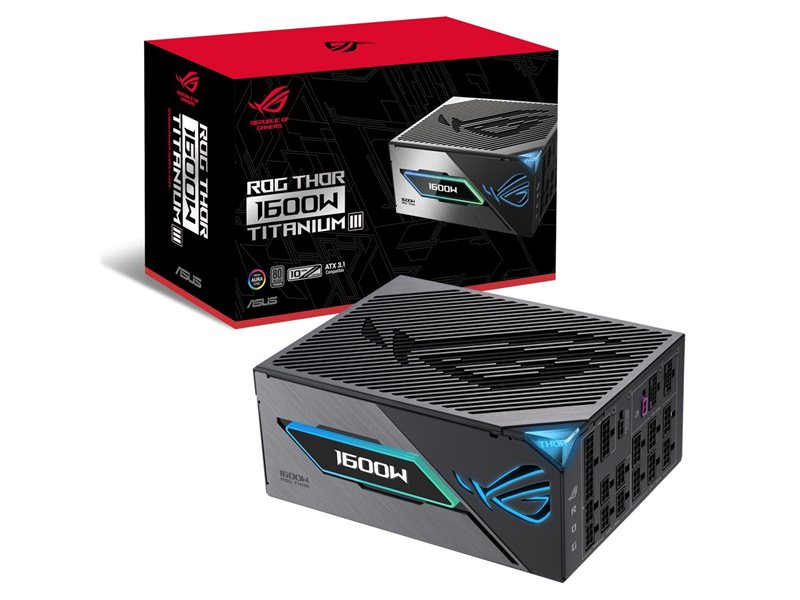 Блок питания ПК ASUS ROG-THOR-1600T3-GAMING /PSU, CE+UK (90YE00V1-B0NA00)