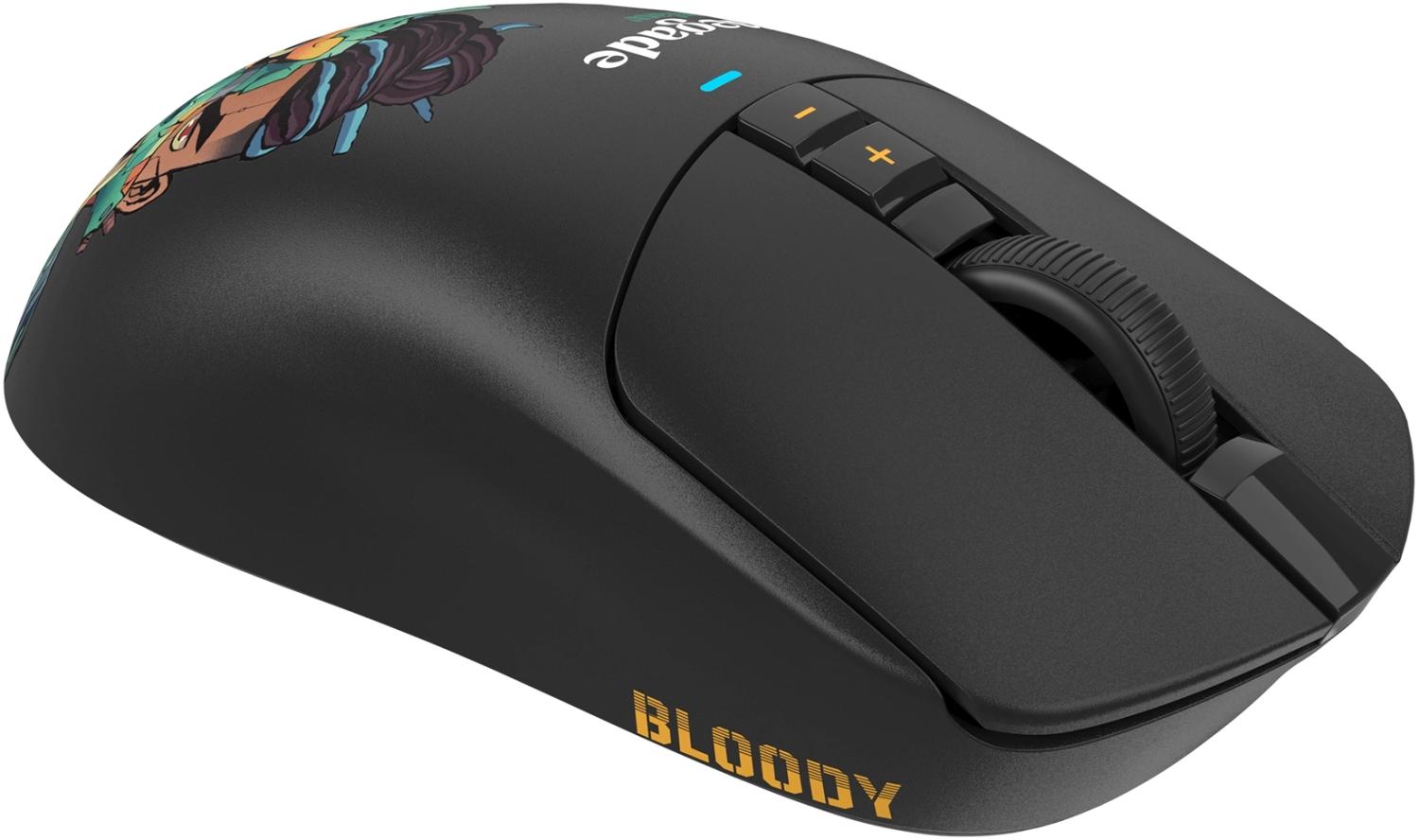 Мышь A4Tech Bloody R72 Ultra Duo Renegade черный оптическая 20000dpi беспров. USB/USB-C 7but