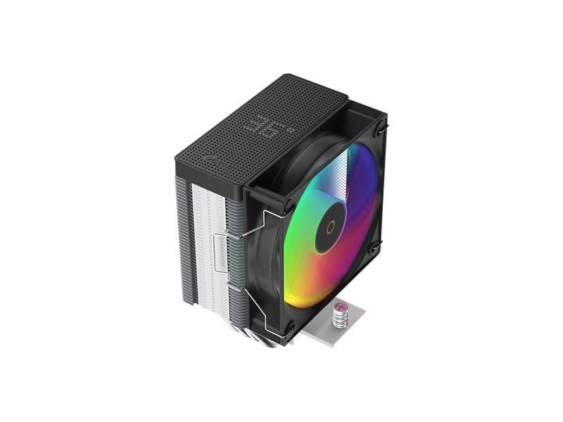 Кулер для процессора/ CPU Cooler Ocypus Gamma A40 BK ARGB Digital (200W, 4-pin PWM, LED temp., 133mm, Al/Cu, 4x6mm, ARGB, 1x100mm, 41CFM, 29.5dBA, 2400RPM, S: 1851/1700/1200/115X, AM5/AM4, black)