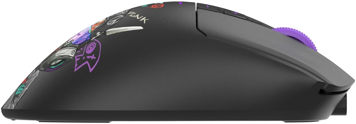 Мышь A4Tech Bloody R73 Pro черный/рисунок оптическая 26000dpi беспров. USB/USB-C 7but (R73 PRO CYPHER GHOST)