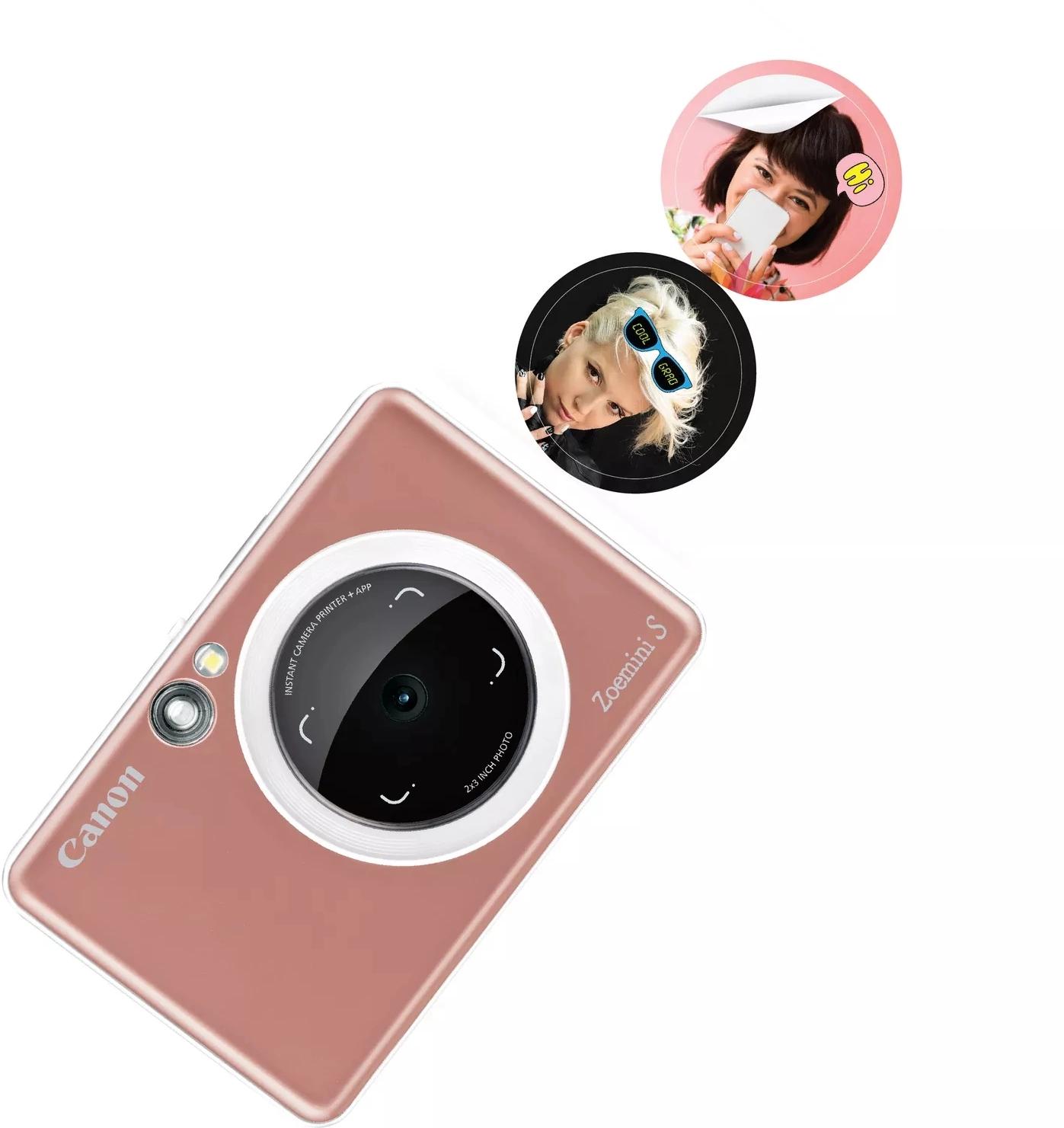 Наклейки Canon ZINK ZP-2030-2C-20 (2 круга) 4967C003 2шт на листе/20л./белый для сублимационных принтеров