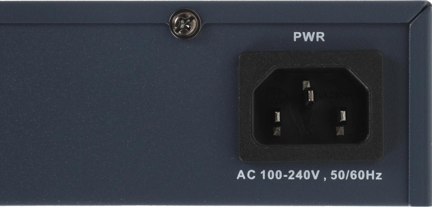 Коммутатор Hikvision DS-3E0326P-E/M(C) (L2) 25x100Мбит/с 1SFP 24PoE 230W неуправляемый