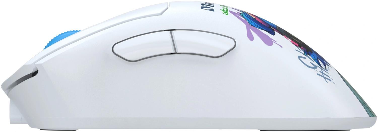 Мышь A4Tech Bloody R73 Pro белый/рисунок оптическая 26000dpi беспров. USB/USB-C 7but (R73 PRO NYX MIRAGE)