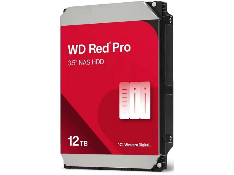 Жесткий диск WD SATA-III 12TB WD122KFBX NAS Red Pro (7200rpm) 512Mb 3.5"
