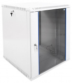 Шкаф коммутационный ЦМО ШРН-ЭКОНОМ (ШРН-Э-15.650-9005) настенный 15U 600x650мм пер.дв.стекл 65кг черный 600мм 180град. IP20