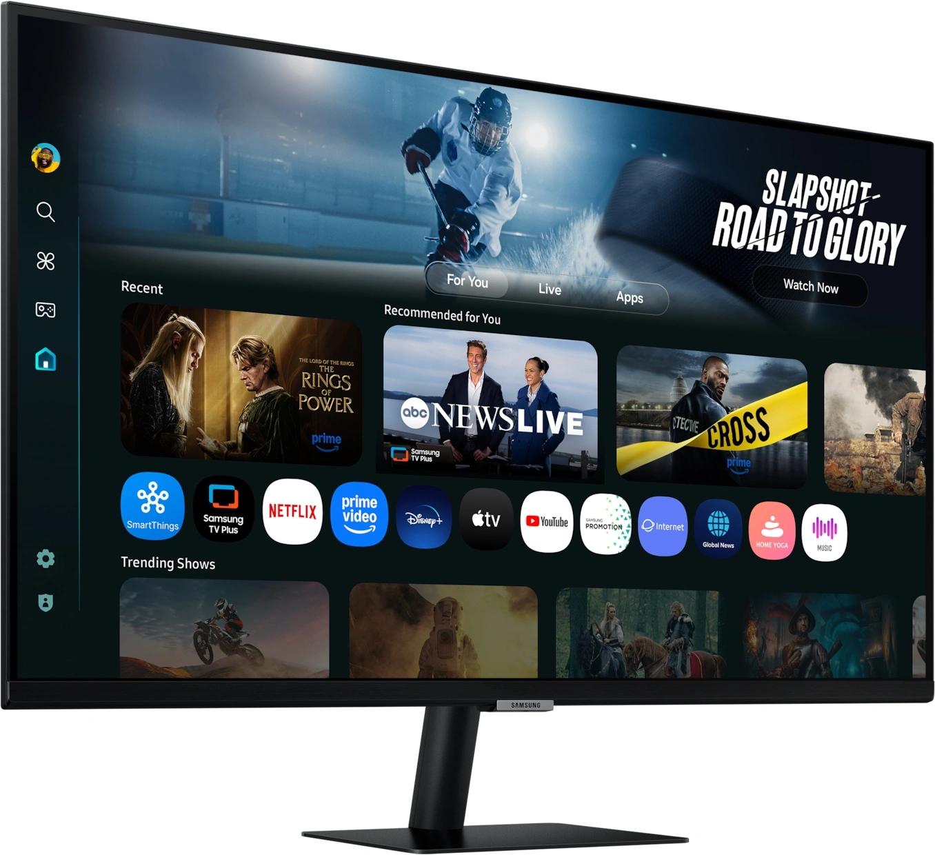 Монитор Samsung 32" S32FM702UIXCI черный VA LED 16:9 HDMI M/M матовая 3000:1 300cd 178гр/178гр 3840x2160 60Hz 4K USB 6.5кг