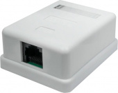 Розетка Suprlan 10-0307-1 наклад. RJ45 1 кат.5E UTP бел.