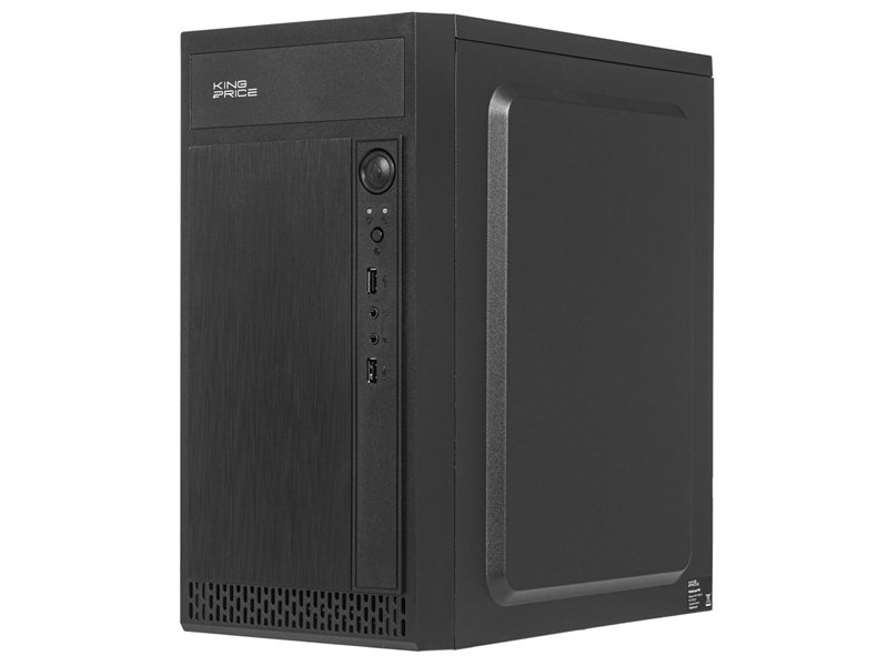 Корпус KingPrice KPCC-MN211 черный без БП mATX 1x80mm 2x120mm 2xUSB2.0 audio