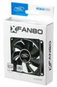 Вентилятор для корпуса Deepcool XFan 80 80х80x25 черный 4-pin (Molex) 20дБ (DP-FDC-XF80) Ret [DP-FDC-XF80]