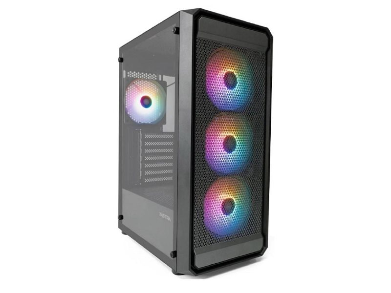 XASTRA Корпус A403 4ARGB Black ATX/Mesh/ tempered glass / 4x120mm ARGB PWM fans/ A403-4FC12A