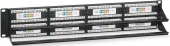 Патч-панель Cabeus PL-48-CAT.5E-DUAL 19" 1U 48xRJ45 кат.5E UTP