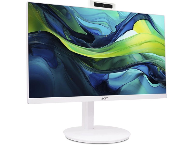 Моноблок Acer Aspire C27A-P1MTL 27" Full HD Core Ultra 5 115U (1.5) 16Gb SSD512Gb Graphics CR Eshell GbitEth WiFi BT 90W клавиатура мышь Cam белый 1920x1080
